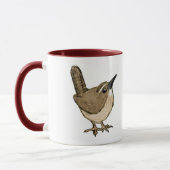 Carolina Wren mok (Links)