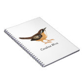 Carolina Wren Notitieboek (Rechterzijde)