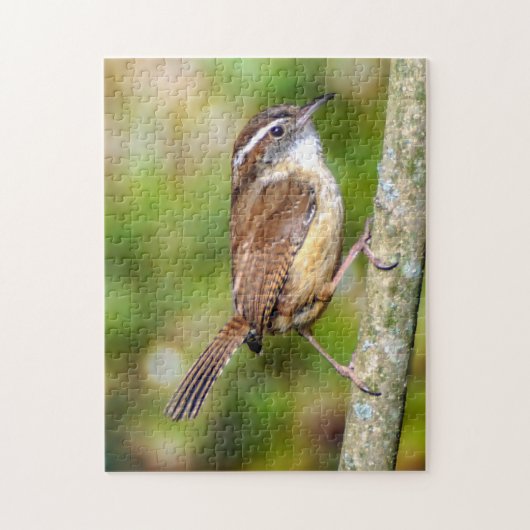 Carolina Wren Puzzle Legpuzzel (Verticaal)