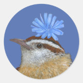 Carolina wren stickers (Voorkant)