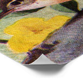 Carolina Wrens en Yellow Jessamine Poster (Hoek)