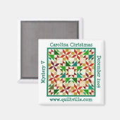 carolinachristmas magneet (Voorkant / Achterkant)