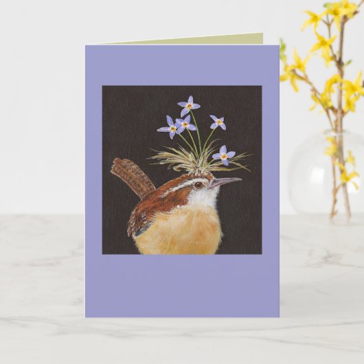 Carolinakaas met blauwe kaart (Gele Bloem)