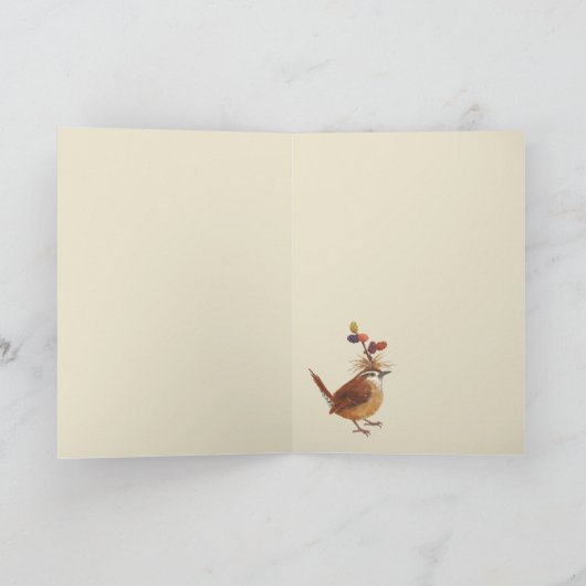 Carolinakaas met mulberries kaart (Binnen)