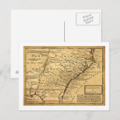 CarolinaPanoramic Map Briefkaart (Voorkant / Achterkant)