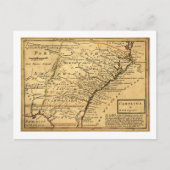 CarolinaPanoramic Map Briefkaart (Voorkant)