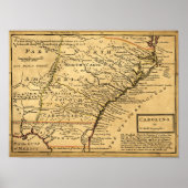 CarolinaPanoramic Map Poster (Voorkant)