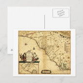 Carolinas met het noorden naar de RightPanoramic M Briefkaart (Voorkant / Achterkant)