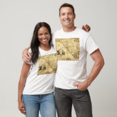 Carolinas met het noorden naar de RightPanoramic M T-shirt (Unisex)