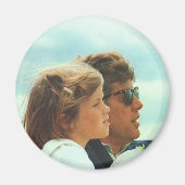 Caroline en John F. Kennedy Magneet (Voorkant)