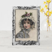 Caroline, "Gelukkige verjaardag" Kaart (Gele Bloem)