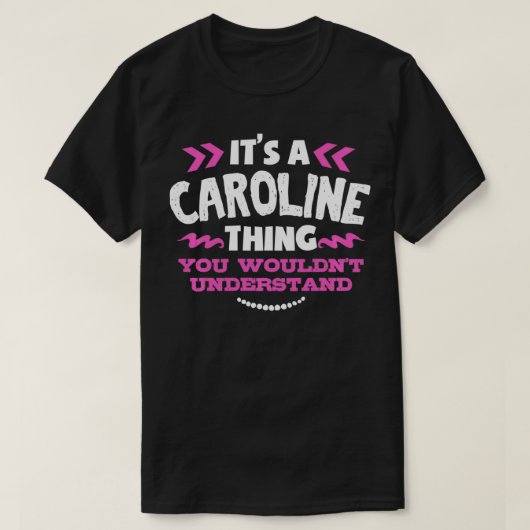 Caroline Gepersonaliseerde Gift Het is een Carolin T-shirt (Design voorkant)