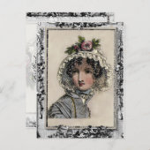 Caroline, Jane Austen geïnspireerd, boekliefhebber Briefkaart (Voorkant / Achterkant)