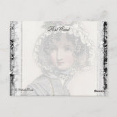 Caroline, Jane Austen geïnspireerd, boekliefhebber Briefkaart (Achterkant)