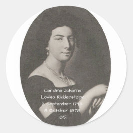 Caroline Johanna Lovisa Ridderstolpe, 1815 Ronde Sticker