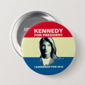 Caroline Kennedy 2024 Ronde Button 7,6 Cm (Voorkant /achterkant)
