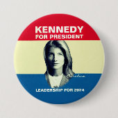 Caroline Kennedy 2024 Ronde Button 7,6 Cm (Voorkant)