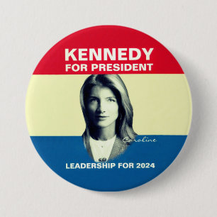 Caroline Kennedy 2024 Ronde Button 7,6 Cm