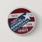Caroline Kennedy Schlossberg NY Senate Button (Voorkant)