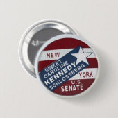 Caroline Kennedy Schlossberg NY Senate Button (Voorkant /achterkant)
