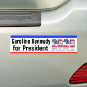 CAROLINE KENNEDY VOOR PRESIDENT 2020-bumpersticker Bumpersticker (Op auto)