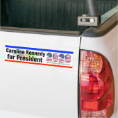 CAROLINE KENNEDY VOOR PRESIDENT 2020-bumpersticker Bumpersticker (Op Truck)