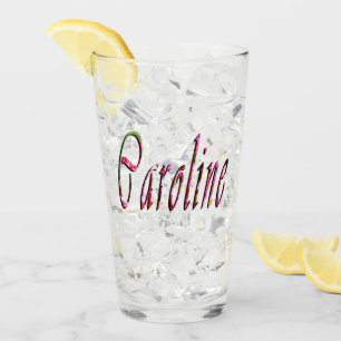 Caroline op mijn naam, glas