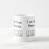 Caroline Periodieke mok van de Naam (Center)