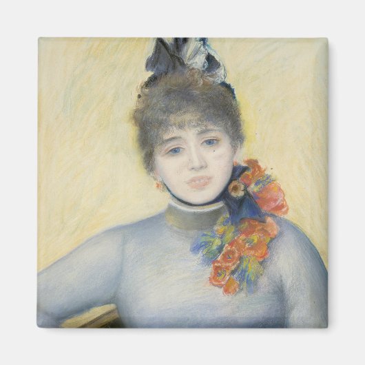 Caroline Remy (Severine), c.1885 Magneet (Voorkant)