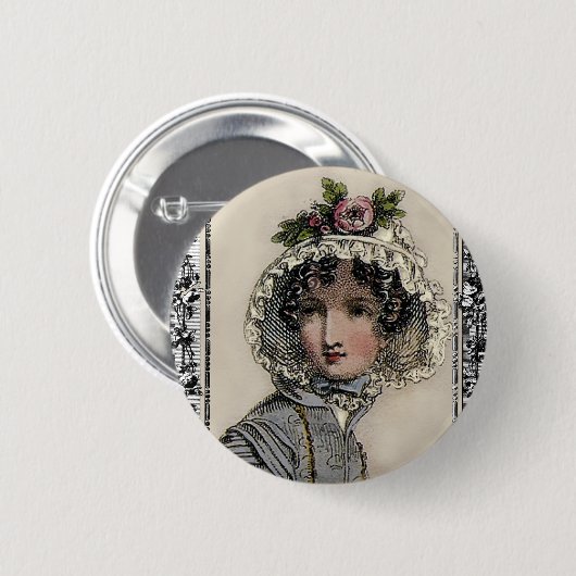 Caroline Ronde Button 5,7 Cm (Voorkant /achterkant)