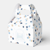 Caroline Waterverf Stippen Bounce House Favor Box Bedankdoosjes (Achterkant)
