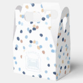 Caroline Waterverf Stippen Bounce House Favor Box Bedankdoosjes (Geopend)