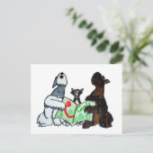 Caroling Briefkaart (Staand voorkant)