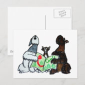 Caroling Briefkaart (Voorkant / Achterkant)