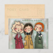 Caroling, Caroling - Post Card Briefkaart (Voorkant / Achterkant)