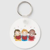 Caroling Children Sleutelhanger (Achterkant)