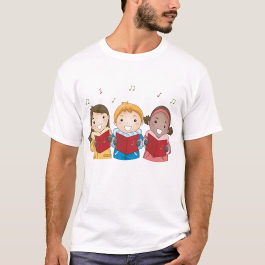 Caroling Children T-shirt (Voorkant)