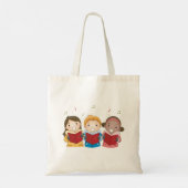 Caroling Children Tote Bag (Achterkant)