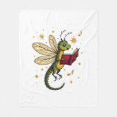 Caroling Dragonfly Fleece Deken (Voorkant)