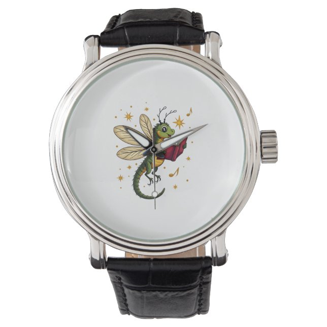 Caroling Dragonfly Horloge (Voorkant)