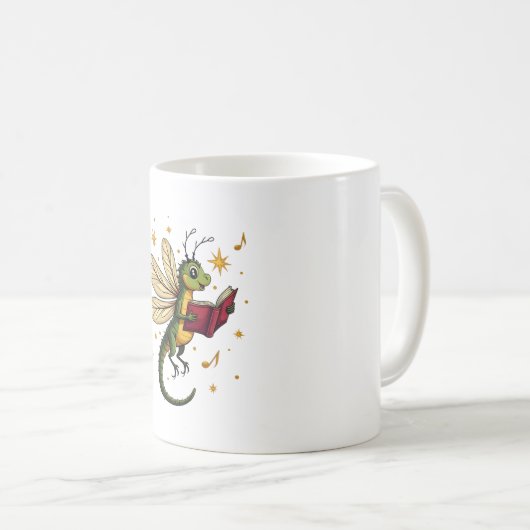 Caroling Dragonfly Koffiemok (Voorkant rechts)