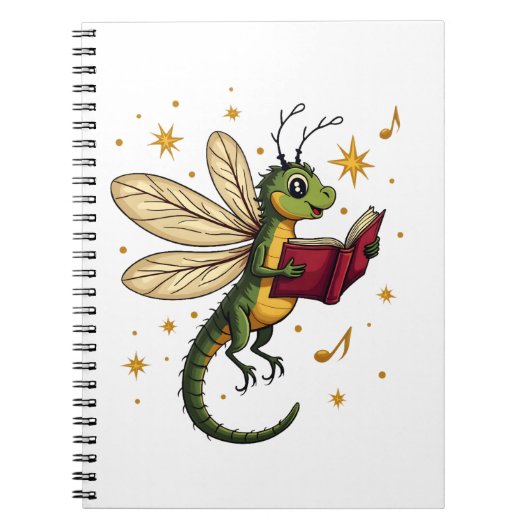Caroling Dragonfly Notitieboek (Voorkant)