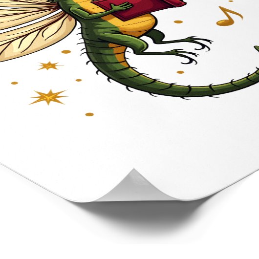 Caroling Dragonfly Poster (Hoek)