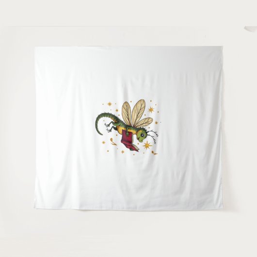 Caroling Dragonfly Wandkleed (Voorkant (horizontaal))