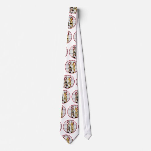 Caroling Horses- 'Mare'y Christmas Stropdas (Voorkant)