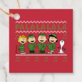 Caroling KerstSweater Graphic Bedankjes Labels (Voorkant)