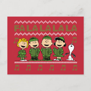 Caroling KerstSweater Graphic Briefkaart