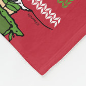 Caroling KerstSweater Graphic Fleece Deken (Hoek)