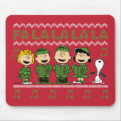 Caroling KerstSweater Graphic Muismat (Voorkant)