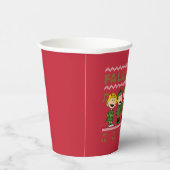 Caroling KerstSweater Graphic Papieren Bekers (Rechts)